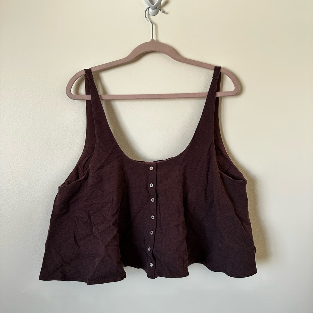 Zara purple tank.